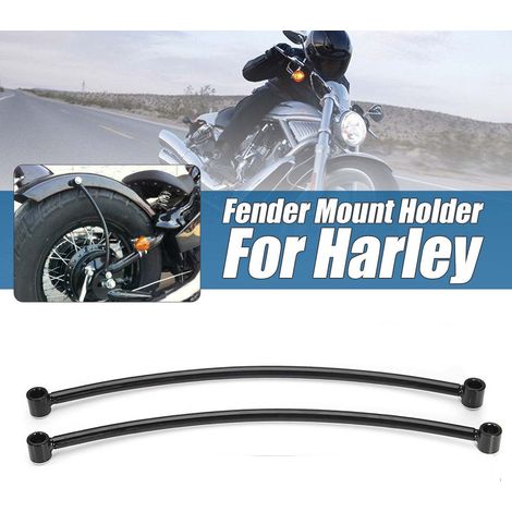 Support de fixation noir pour garde-boue arrière Cruiser Bobber