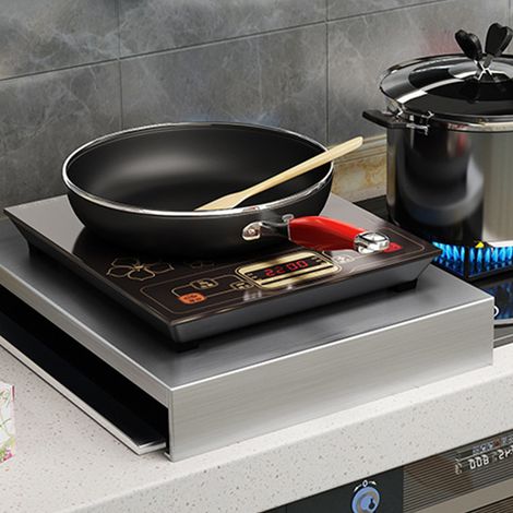 Étagère de rangement de cuisine, housse pour cuisinière à gaz, support pour plaque à induction, socle pour cuisinière à gaz (1/4)