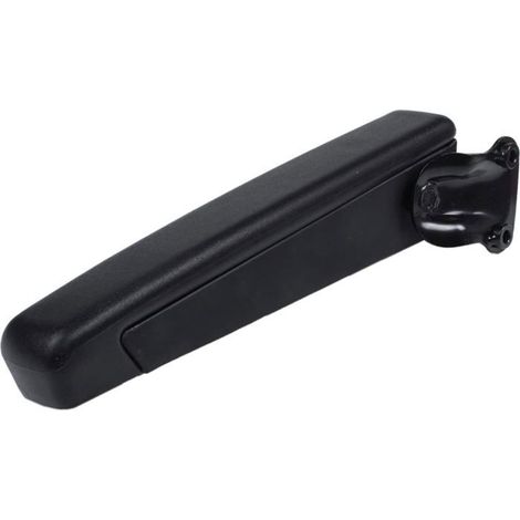 BelleRise - Accoudoir universel réglable pour voiture, camping-car, camion, pièces automobiles, droit, noir (1/3)