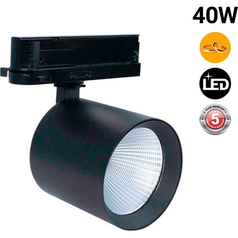 Spot LED sur rail triphasé 40W - Or - Philips Xitanium