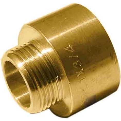 MANICOTTO RIDOTTO MASCHIO/FEMMINA OTTONE GIALLO 3/4"x1"