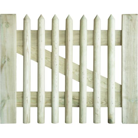 Senkrechtzauntor 100 x 80 cm, kesseldruckimprägniert Holzzäune (1/2)