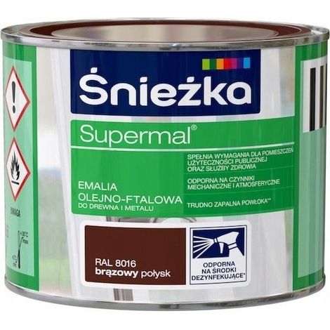 Śnieżka Supermalbraun 8016 0,2L glänzend (1/2)
