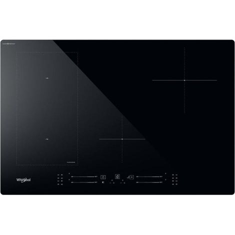 Whirlpool WL S2177 CPNE placa de inducción negra 77 cm