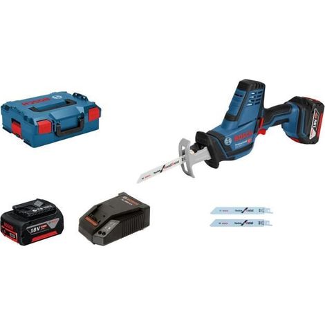 Sierra sable Bosch Construcción GSA 18V-LI C+1 Bat 4Ah+Cargador