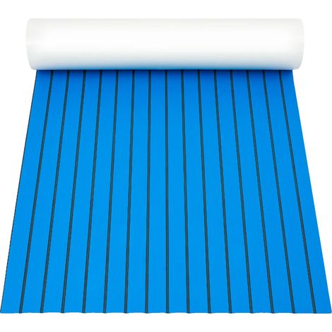 Suelo de espuma EVA, superficie antideslizante, diseño impermeable, azul. (1/2)