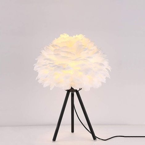 Lampe de table décorative, couleur noire, intensité réglable, pour table de chevet, bureau, lecture et environnements intérieurs.-AquaForge (1/5)