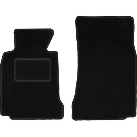 Alfombrillas delanteras para BMW 5 E39 berlina, familiar, touring (1996-2004) color negro (1/5)