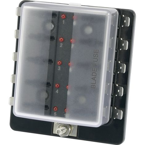 TRU COMPONENTS TC-R3-76-01-3L110 KFZ-Sicherungshalter mit Statusanzeige Passend für (Sicherungen) Fl