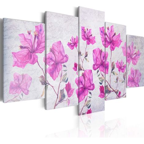 Quadro - Fiori viola - 100x50 (1/4)