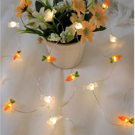 Décoration de fête - Arbre De Pâques - Guirlande Lumineuse - Œufs De Pâques - Intérieur Blanc (1/4)