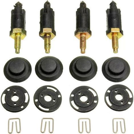 4 Set Kit de Fixations Couvre Moteur 2.0 HDI Compatible avec Citroën Berlingo C4 C5 Xantia Xsara et Peugeot 206 306 307 406 607 806 Expert OEM 0137F6 13711 Clips + Boulons (1/4)