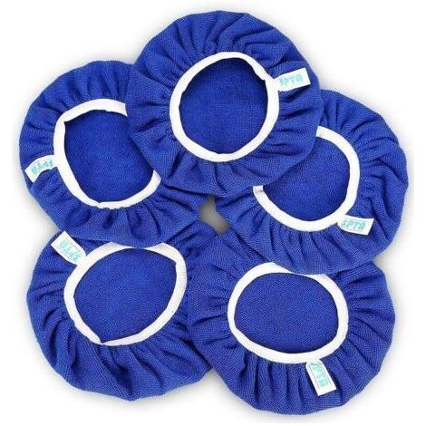 Pr 5 pièces(225-250mm) Bonnets de Polissage en Microfibre,Car Polisseuse Pad Bonnet Buffing Pad de Bonnets de Polissage Polissage polir Bonnets électrique pour Polisseuse-lustreuse Orbitale (1/4)