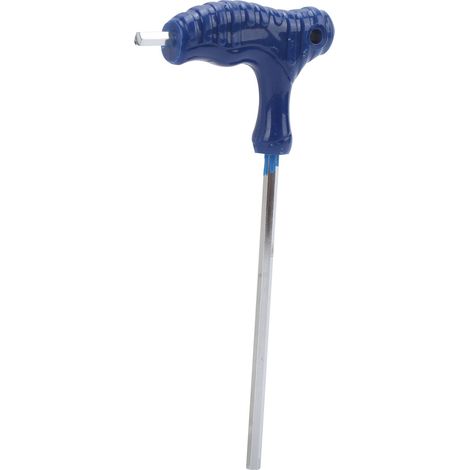 Clé hexagonale en T 4mm, tournevis mâle acier ergonomique, outillage bricolage pour atelier domestique et maintenance. (1/5)