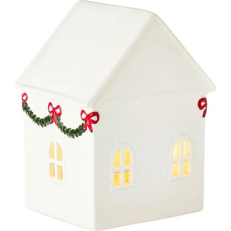 Maisons de Noël Illuminées - Décorations De Fête en Résine - Décorations De (1/5)
