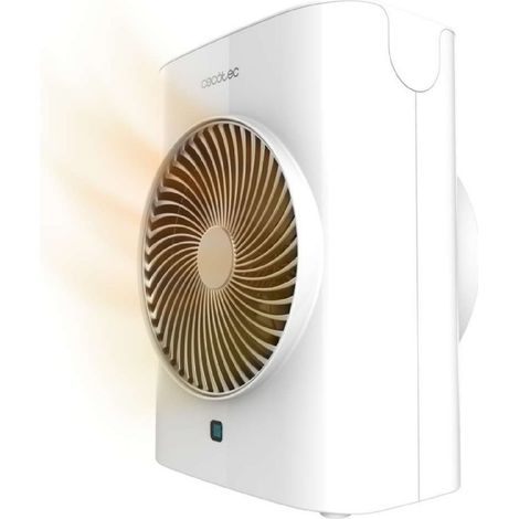 Cecotec Calefactor eléctrico Termoventilador con Mando a Distancia ReadyWarm 2077 Max Force Smart White. 2000W, 2 Niveles