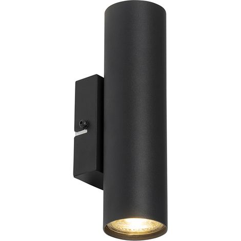 Modern Smart Wall Light Black Incl. 2 WiFi GU10 - Jeana (1/5)