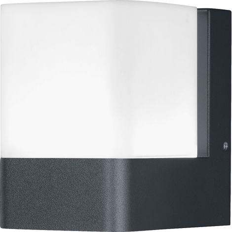 LEDVANCE Luce da esterno Smart LED da parete con tecnologia WiFi per esterno, colori RGB modificabili, realizzata in alluminio grigio scuro, compatibile con Google e Alexa, SMART+ WIFI CUBE WALL (1/3)