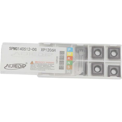 10 Stück pro Packung beschichtete Hartmetall-Wendeschneidplatten, indexierbare CNC-Fräseinsätze, Drehmeißel