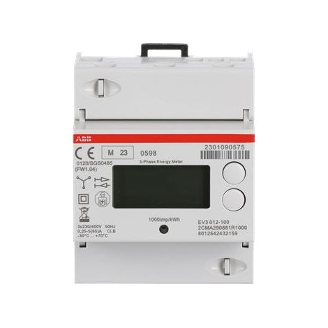 Compteur d'énergie ABB EV3, 3 phases ( Prix pour 1 )