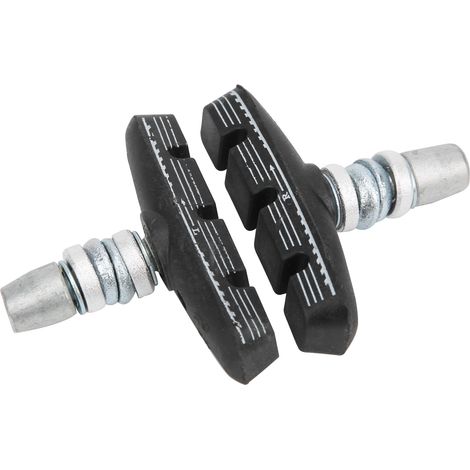 1 Paire de patins de frein V-Brake 55mm pour vélo pliant, blocs caoutchouc avec écrous, compatible DAHON. (1/5)