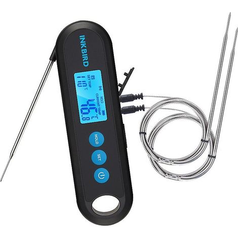 Termómetro monroe iht-2pb bluetooth doble sonda impermeable