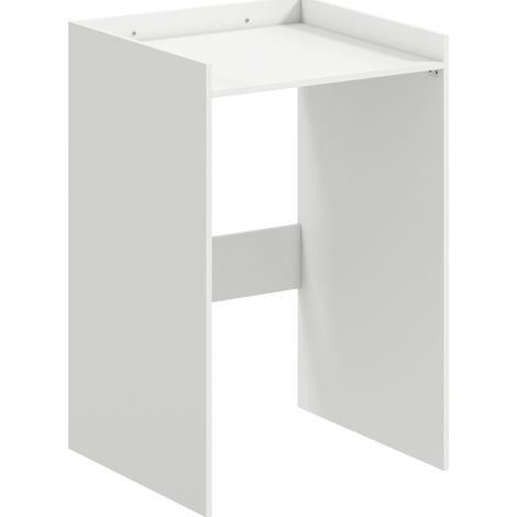 Mueble de baño para lavadora con estante abierto 64 x 60 x 97,5 cm blanco (1/5)