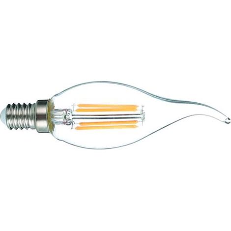 LAMPADA LED VIGOR FILAMENTO Colpo DI VENTO CALDA E14 4.0W-480LM Conf. 6 pezzi