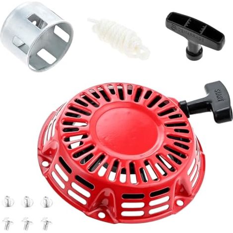 GX120 GX160 GX200 Lanceur à rappel avec cuve de démarrage et câble  Pour moteurs Honda 168F 3-5kW et générateurs  Remplace  28400-ZE1-003ZF 28400-ZH8-013YA