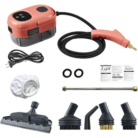 110V/220V Nettoyeur à vapeur manuel à haute pression et température Nettoyeur à vapeur commercial Climatiseur ménager Hotte de cuisine Nettoyeur à jet pour voiture-rose (1/3)