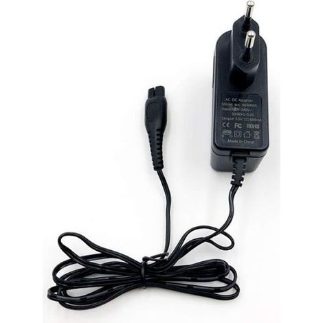 (Schwarz) Ladegerät für Staubsauger - Kärcher - 5,5 V 600 mA - Kompatibel mit WV5, WV50, WV55, WV55R, WV60, WV70 (1/4)