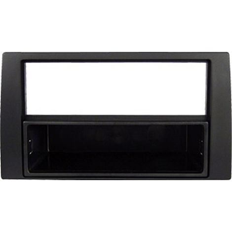 Facade autoradio FA224 compatible avec Audi A4 Seat Exeo 1Din Avec vide poche