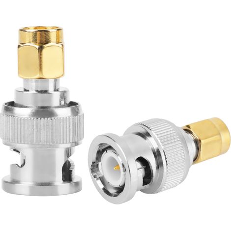 BNC-Stecker auf SMA-Stecker Adapter, 2 Stück Testkonverter (1/5)