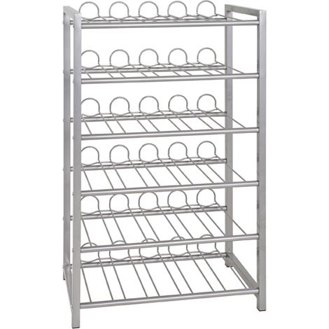Porte bouteilles alu Dim : L54 x H76 x P31 cm