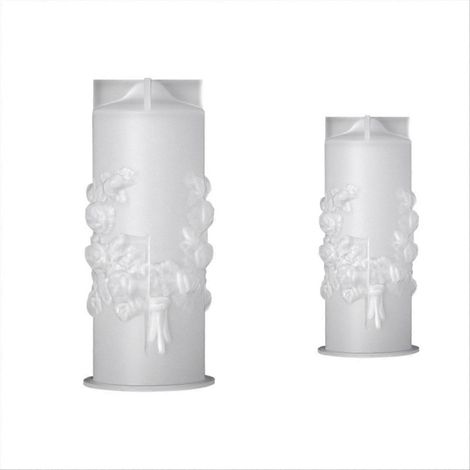 Silikonform für einen duftenden Rosenstrauß, 4-teilig, DIY-Bastelidee (1/5)