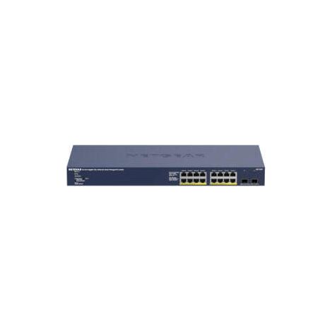 Netgear GS716TP-100EUS Conmutador inteligente PoE+ Ethernet Gigabit de 16 puertos con 2 puertos SFP dedicados 180 W gestionado e