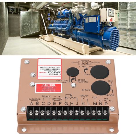 Accessoires pour groupes électrogènes diesel, régulateur de vitesse électronique ESD5500e, module de contrôle de vitesse, 12 V CC/24 V CC (1/5)