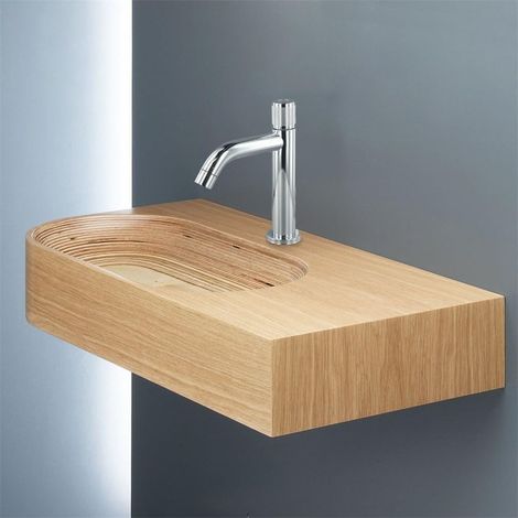 Robinet de lavabo - inox - noir - monocommande - pour lavabo (1/5)