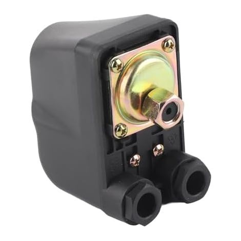 Pompe à Eau Contrôleur de Pression Automatique, 250 V, Noir, Plastique, Contrôle Totale Automatique, Compatible avec Pompe Auto-amorçante, Pompe à Jet, Pompe de Jardin, IP44, 0-55 °C (1/5)