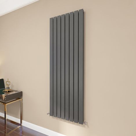 AICA Flat Panel Radiator 1600x544mm Central Heating Double Vertical Stylish Anthracite