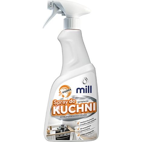 El spray limpiador de cocina Mill Clean limpia y cuida. 500 ml.