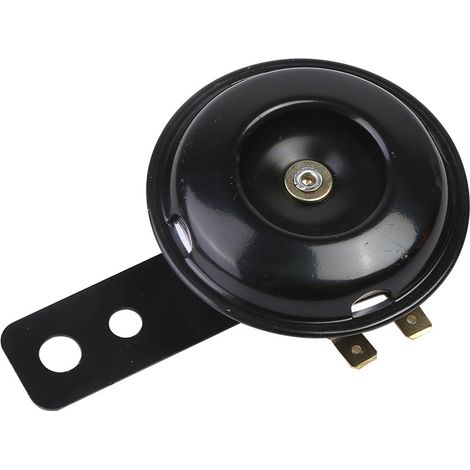 Clacson per moto da 12 V, clacson universale per auto, clacson universale, clacson per moto, clacson universale per moto, clacson impermeabile per moto, veicolo (nero)
