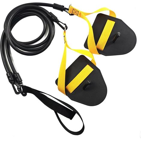 Corde de Résistance Traineur de Natation Professionnelle Paddle Free Simulation Formation Adulte Children's Yellow 20 Livres (1/5)