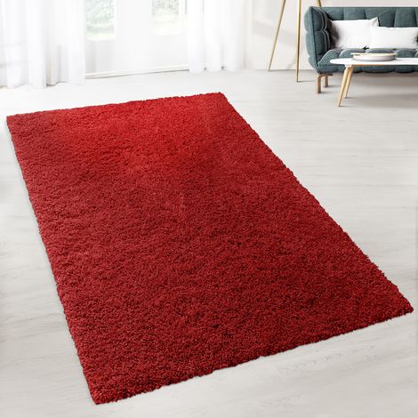 Shaggy-Teppich Prestige Rot 80 x 150 cm