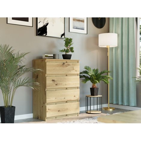 Schlafzimmerkommode mit Schubladen, Artisan - 98 x 40 x 70 cm - Modern R4 (1/5)