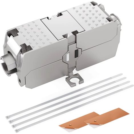 Conector de cable blindado Cat.6A LogiLink, montaje sin herramientas, ojal, RJ45 (1/5)