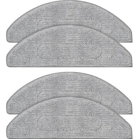 Lntyq Lot de 4 serpillères réutilisables compatibles avec iRobot Roomba Combo i5/i5+/j5/j5+, serpillère en microfibre lavable et kit d'accessoires de vêtements (1/5)