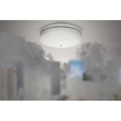 Alecto Design-Rauchmelder mit 10-Jahres-Batterie 2er-Pack Weiß