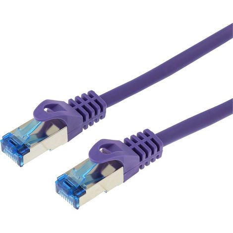 Cavo patch cord Logon SF/UTP cat. 5e 15 m viola L68133-001, TCR55SS150V