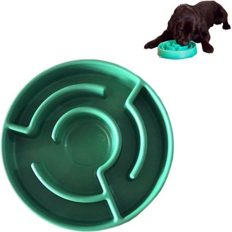 Trade Shop - LABYRINTHSCHÜSSEL AUS KUNSTSTOFF FÜR COCKER HUND KATZE HAUSTIERE FUTTERAUTOMAT - (1/3)